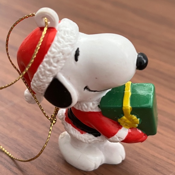 Snoopy/Woodstock/Peanuts Christmas ornaments Set(2) Holiday Vintage. - Picture 3 of 8